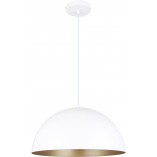 Lampa wisząca Vela 40cm - Biało-złota | Zumaline