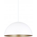 Lampa wisząca Vela 40cm - Biało-złota | Zumaline