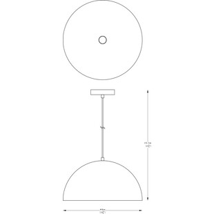 Lampa wisząca Vela 40cm - Biało-złota | Zumaline
