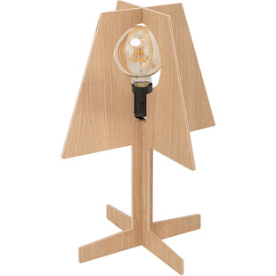 Lampa stołowa drewniana Oak | ZumaLine - Skandynawski Design