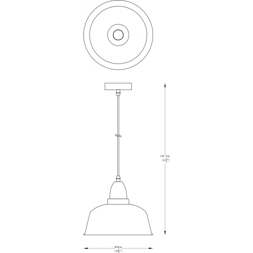 Lampa wisząca Mensa czarno-złota | ZumaLine - Loftowa lampa