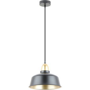 Lampa wisząca Mensa czarno-złota | ZumaLine - Loftowa lampa