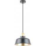 Lampa wisząca Mensa czarno-złota | ZumaLine - Loftowa lampa