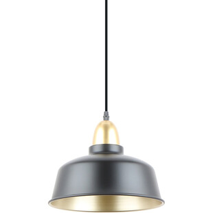 Lampa wisząca Mensa czarno-złota | ZumaLine - Loftowa lampa