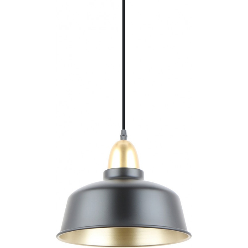 Lampa wisząca Mensa czarno-złota | ZumaLine - Loftowa lampa