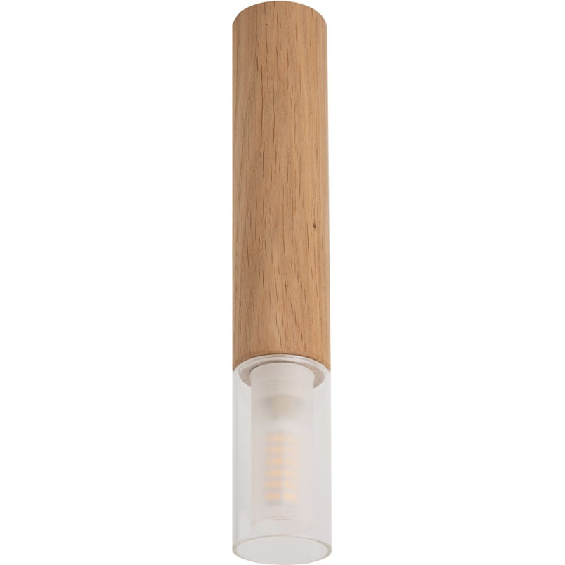 Lampa Madera Drewniana Zumaline | Spot Skandynawski 28cm
