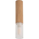 Lampa Madera drewniana ZumaLine | Spot 23cm - Skandynawski Design