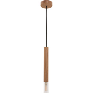 Lampa wisząca Madera drewniana 4cm | ZumaLine - Skandynawski design