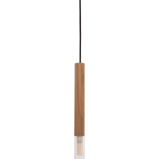 Lampa wisząca Madera drewniana 4cm | ZumaLine - Skandynawski design