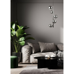 Lampa wisząca Luna V - szkło, glamour | ZumaLine