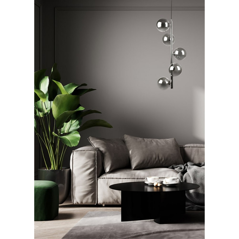 Lampa wisząca Luna V - szkło, glamour | ZumaLine