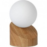 Lampa stołowa skandynawska Len | Lucide | Jasne drewno