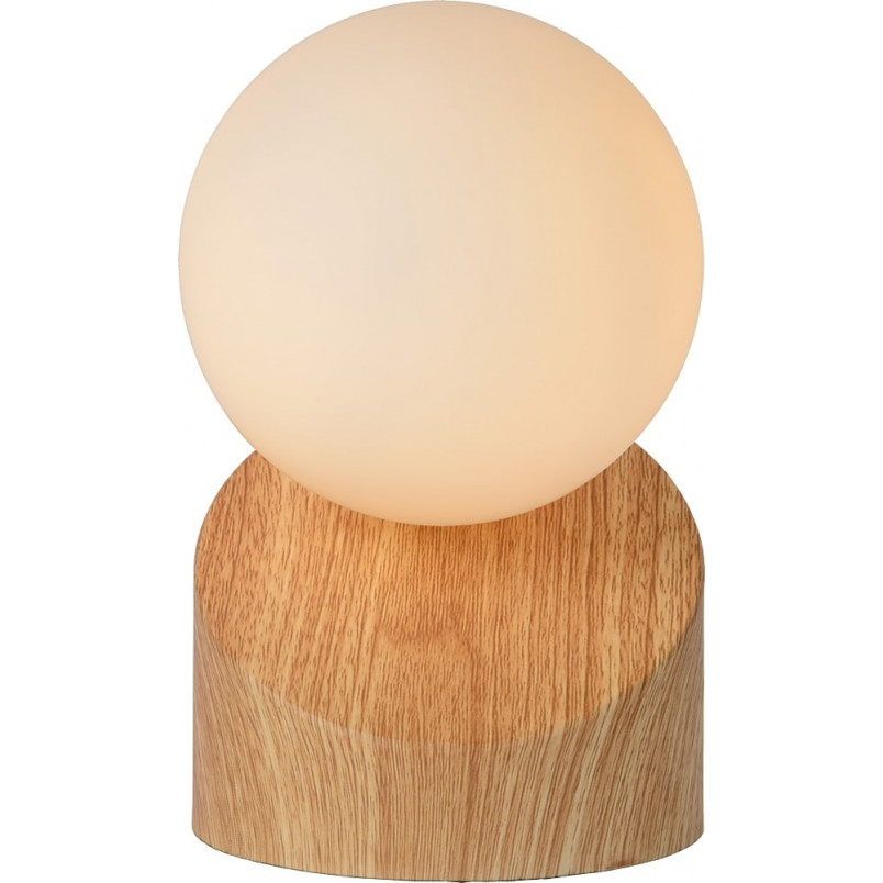 Lampa stołowa skandynawska Len | Lucide | Jasne drewno