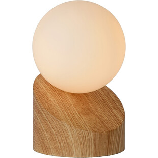 Lampa stołowa skandynawska Len | Lucide | Jasne drewno