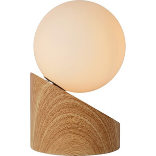 Lampa stołowa skandynawska Len | Lucide | Jasne drewno