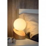 Lampa stołowa skandynawska Len | Lucide | Jasne drewno