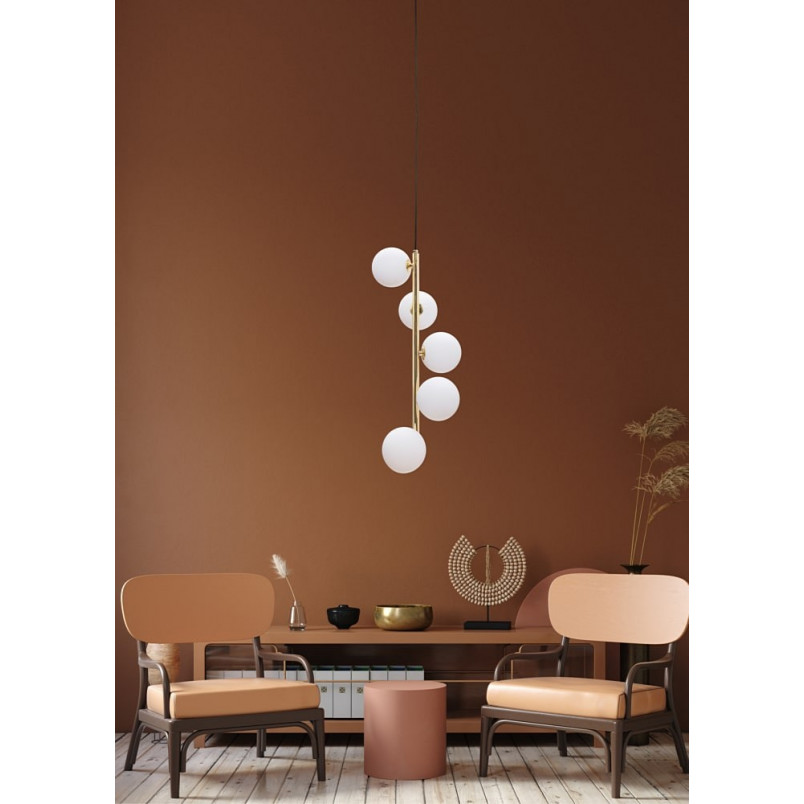 Lampa wisząca Ali - szkło, kula | ZumaLine - Cena 699 zł
