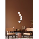 Lampa wisząca Ali - szkło, kula | ZumaLine - Cena 699 zł