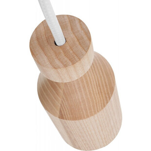 Kinkiet drewniany Angula Mini | Kolorowe Kable - Skandynawski Design