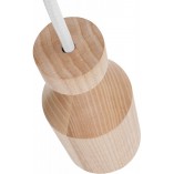Kinkiet drewniany Angula Mini | Kolorowe Kable - Skandynawski Design