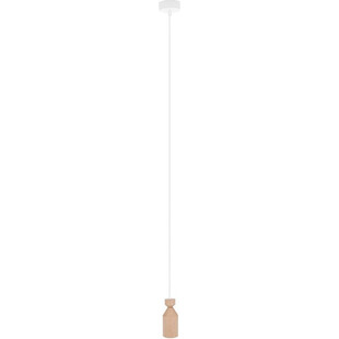 Lampa wisząca drewniana Angula Mini | Kolorowe Kable