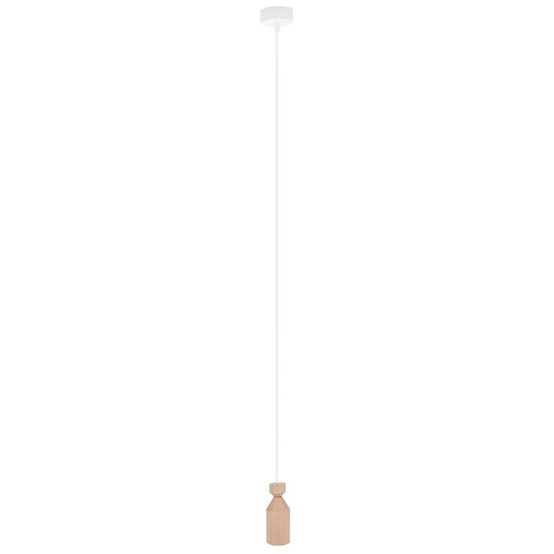 Lampa wisząca drewniana Angula Mini | Kolorowe Kable