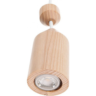 Lampa wisząca drewniana Angula Mini | Kolorowe Kable