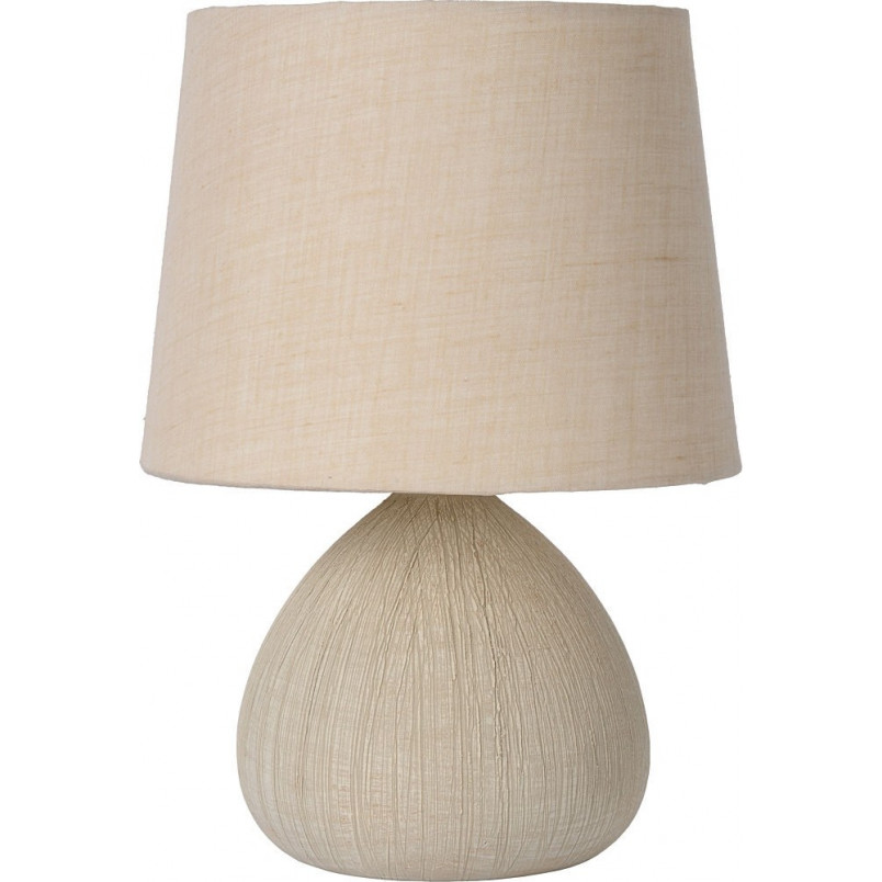 Lampa stołowa betonowa Ramzi kremowa | Lucide - Kup online