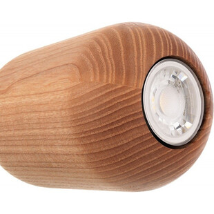 Lampa "pająk" Barille Mini III drewniana Kolorowe kable