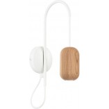 Kinkiet drewniany Barille Mini | Kolorowe Kable - Skandynawski Design