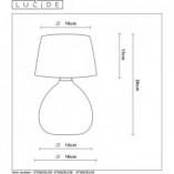 Lampa stołowa betonowa Ramzi kremowa | Lucide - Kup online