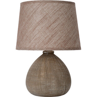 Lampa stołowa betonowa Ramzi | Brązowa | Lucide