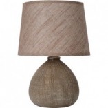 Lampa stołowa betonowa Ramzi | Brązowa | Lucide