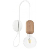 Kinkiet drewniany Barille | Skandynawski design | Kolorowe Kable