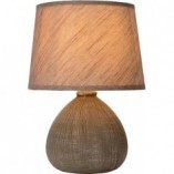 Lampa stołowa betonowa Ramzi | Brązowa | Lucide