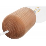 Lampa wisząca "żarówka" na kablu Barille drewniana Kolorowe kable