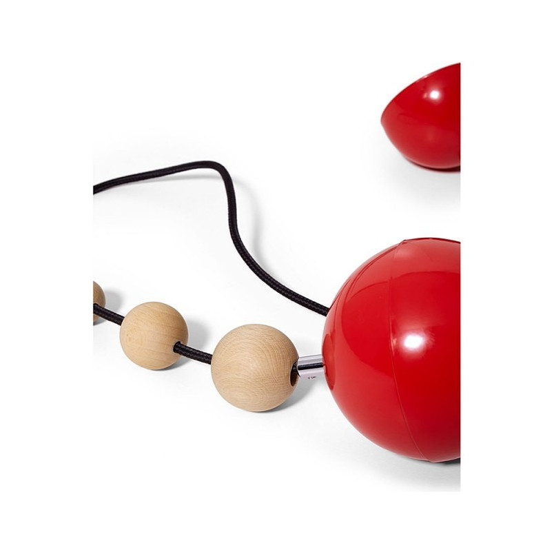 Lampa Wisząca Loft Bala Czerwona | Kolorowe Kable
