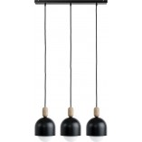 Lampa Wisząca Loft Ovoi III | Skandynawska, Czarna | Kolorowe Kable