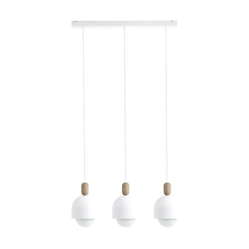 Lampa wisząca skandynawska Loft Ovoi III 60cm | Kolorowe kable