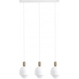 Lampa wisząca skandynawska Loft Ovoi III 60cm | Kolorowe kable