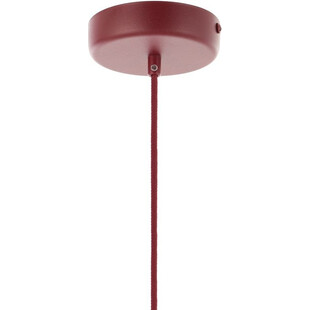 Lampa wisząca Loft Ovoi - Czerwona, Skandynawska | Kolorowe Kable