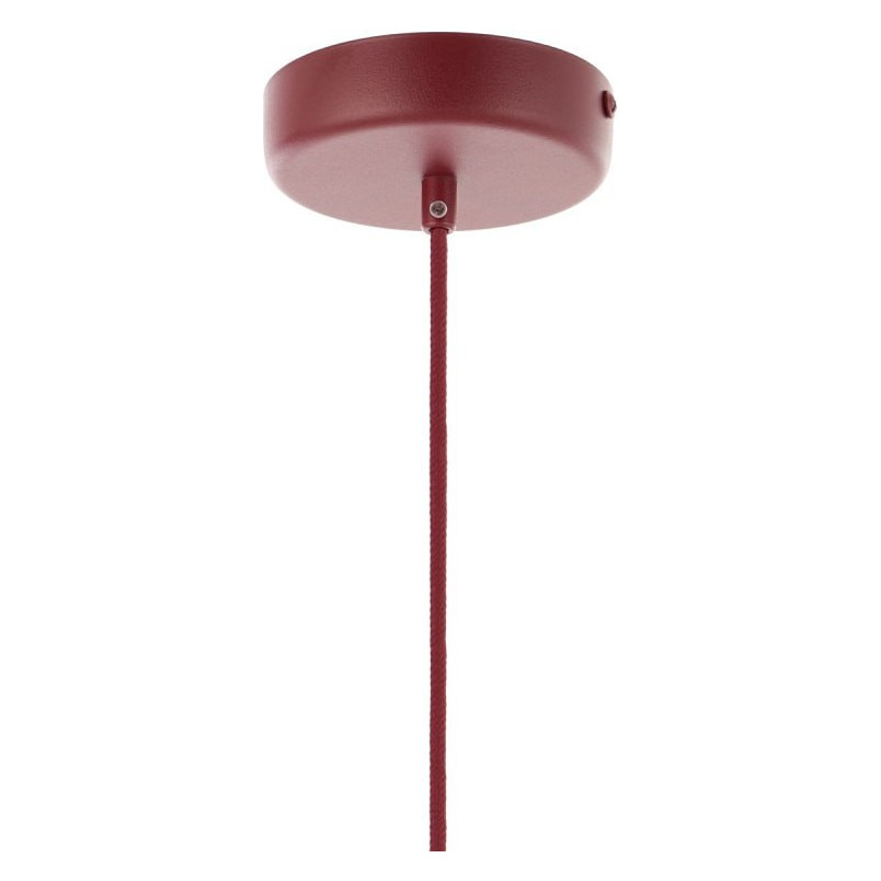 Lampa wisząca Loft Ovoi - Czerwona, Skandynawska | Kolorowe Kable