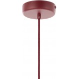 Lampa wisząca Loft Ovoi - Czerwona, Skandynawska | Kolorowe Kable
