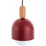 Lampa wisząca Loft Ovoi - Czerwona, Skandynawska | Kolorowe Kable