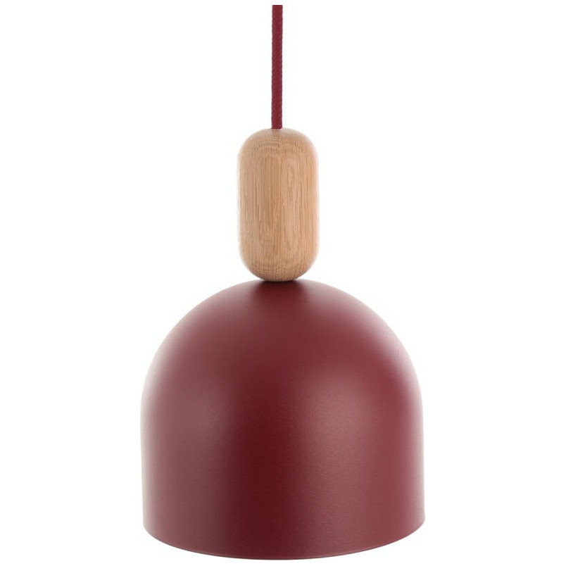 Lampa wisząca Loft Ovoi - Czerwona, Skandynawska | Kolorowe Kable