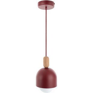 Lampa wisząca Loft Ovoi - Czerwona, Skandynawska | Kolorowe Kable