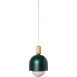 Lampa wisząca Loft Ovoi | Zielona, Skandynawska | Kolorowe Kable