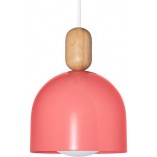 Lampa wisząca Loft Ovoi - Różowa, Skandynawska | Kolorowe Kable