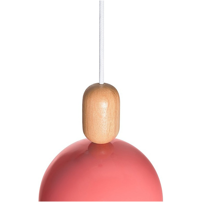 Lampa wisząca Loft Ovoi - Różowa, Skandynawska | Kolorowe Kable
