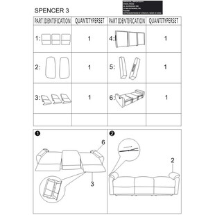 Sofa rozkładana Spencer III Velvet szara | Signal - Komfort i styl